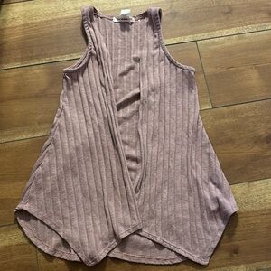 Pink tank sweater vest